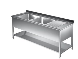 vaiotec TOPLINE 600 Sp�ltisch, 2 Becken links,...