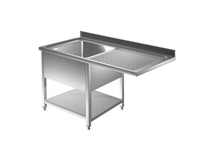 Edelstahl Sp�lzentrum PREMIUM, Bautiefe 60 cm, 1 Becken...