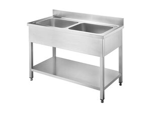 vaiotec TOPLINE 700 Spltisch, 2 Becken mittig,...