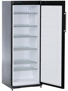 Energiespar-Kühlschrank K 311 schwarz, Inhalt 310 Liter, mit stiller Kühlung und LED Beleuchtung