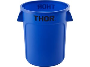 M�lleimer 75 Liter blau, aus widerstandsf�higem Kunststoff