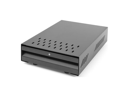 Abklopfbeh�lter f�r Kaffeesatz, Schubladenmodell, rechteckig, aus Karbonstahl,