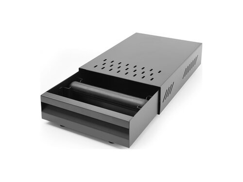 Abklopfbeh�lter f�r Kaffeesatz, Schubladenmodell, rechteckig, aus Karbonstahl,