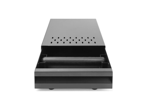 Abklopfbeh�lter f�r Kaffeesatz, Schubladenmodell, rechteckig, aus Karbonstahl,