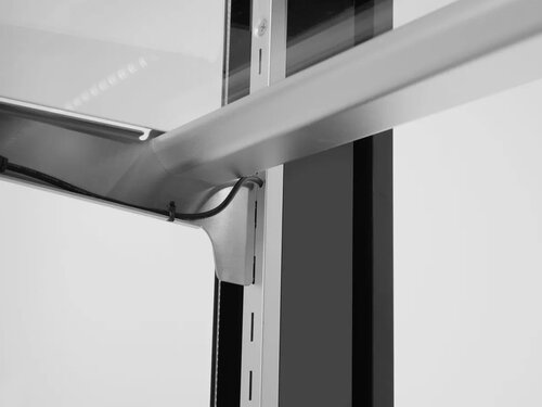 Arktic Khlvitrine mit 3 Etagen, LED-Beleuchtung, Inhalt 410 Liter, BTH 1215 x 675 x 1210 mm