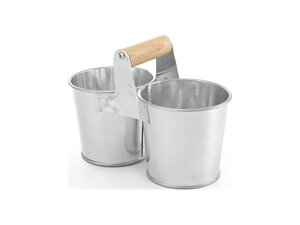 HENDI Doppeleimer mit Holzgriff