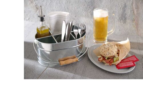 HENDI Tisch-Caddy, Tragegriff aus Holz