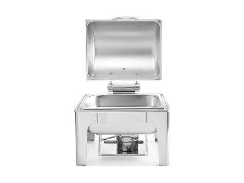 Hendi Profi Line Chafing Dish, Spiegelglanz, GN 1/2, 65 mm tief, Inhalt 4 Liter, 2 Brennpastenbeh�lter