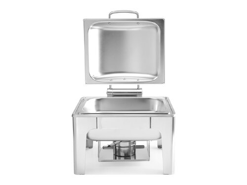 Hendi Profi Line Chafing Dish, satiniert, GN 1/2, 65 mm tief, Inhalt 4 Liter, 2 Brennpastenbeh�lter