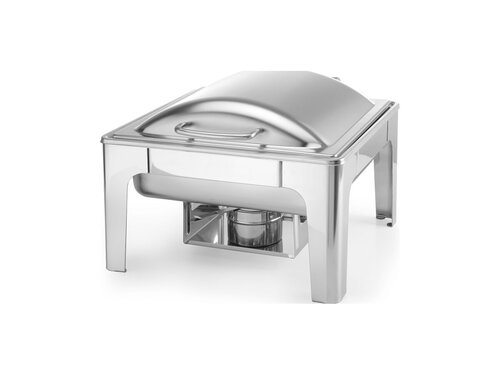 Hendi Profi Line Chafing Dish, satiniert, GN 2/3, 65 mm tief, Inhalt 6 Liter, 2 Brennpastenbeh�lter