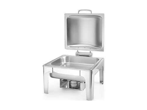 Hendi Profi Line Chafing Dish, satiniert, GN 2/3, 65 mm tief, Inhalt 6 Liter, 2 Brennpastenbeh�lter