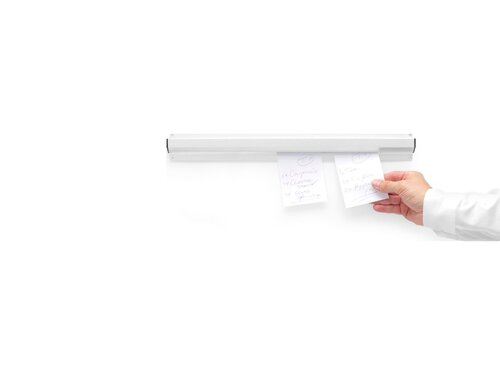 Bonschiene, aus satiniertem Aluminimum, Breite 915 mm