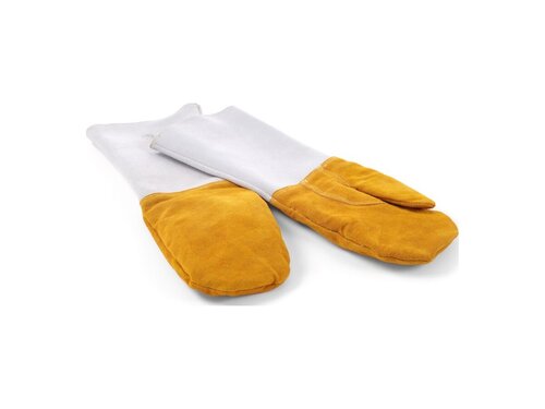 HENDI Ofenhandschuhe, Schutzhandschuhe, Leder, 2 Stk