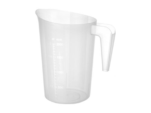 Hendi Messbecher, stapelbar, Inhalt 2 Liter, Messskala 100 ml-Schritte