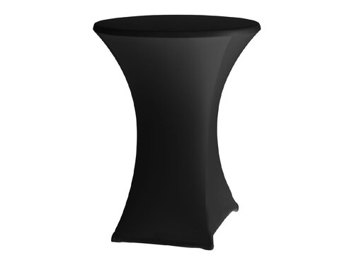 Hendi Stehtischhusse Schwarz, f�r Tischplatten � 80-85 cm, BTH 850 x 850 x 1150 mm