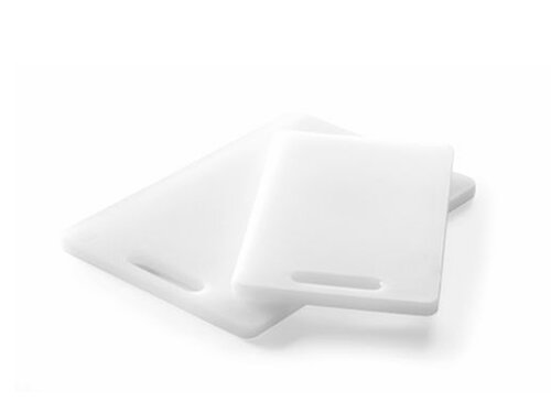 Hendi Schneidbrett mit Griff, HDPE Wei�, BTH 300 x 200 x...