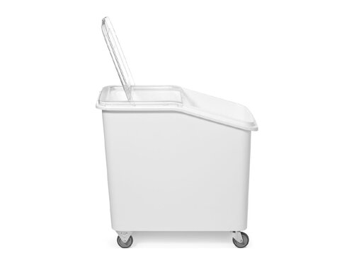 HENDI Lebensmittel Trolley, 81 Liter, gummierte Rder mit zwei Lenkrollen, BTH 767 x 356 x 665 mm