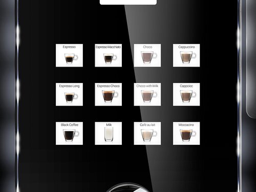 Kaffeevollautomat Rheavendors rhea Business Line Grande, Variante Presso Bean, Ganze Bohne, Festwasser