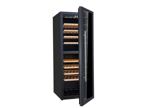 Saro Weinlagerschrank WK 77 D, 2 Zonen, 77 Flaschen, Glast�r, BTH 500 x 595 x 1280 mm