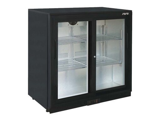 Gastro-Kühlschrank Kühlschrank 200 mit 1 Glastür 