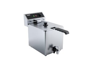 Saro Fritteuse EF 8, Edelstahl, Ablasshahn, 8 Liter, BTH...