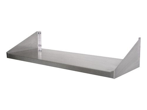 Wandbord Edelstahl, Tiefe 200 mm, in verschiedenen Breiten