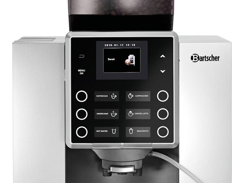 Kaffeevollautomat Bartscher KV1 Classic mit Kegelmahlwerk, Wassertank sowie Festwasseranschluss, BTH 30,5 x 55 x 58 cm