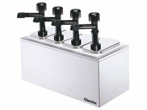 Pumpstation,4 Pumpen 4x3,3L, Bartscher, BTH 511 x 224 x...