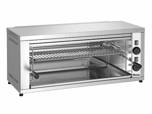 Bartscher 600-2Z Salamander, 2 Heizzonen, 4,4 kW, BTH 880 x 550 x 390 mm