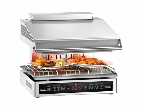 Bartscher Premium Hi-Light-Lift-Salamander, Grillrost 572 x 358 mm, 4,5 kW, BTH 585 x 600 x 515 mm