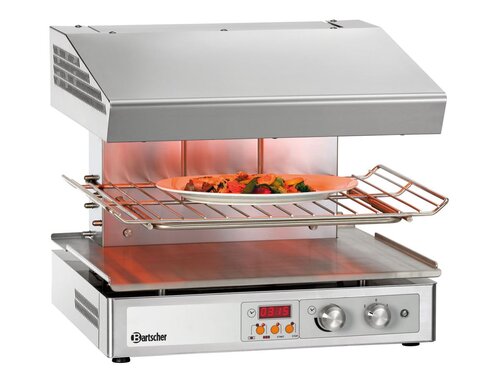 Bartscher 600-2Z Hi-Light-Salamander, Grillrost 572 x 358 mm, 4,5 kW, BTH 590 x 550 x 515 mm