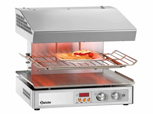 Bartscher 600-2Z Hi-Light-Salamander, Grillrost 572 x 358 mm, 4,5 kW, BTH 590 x 550 x 515 mm