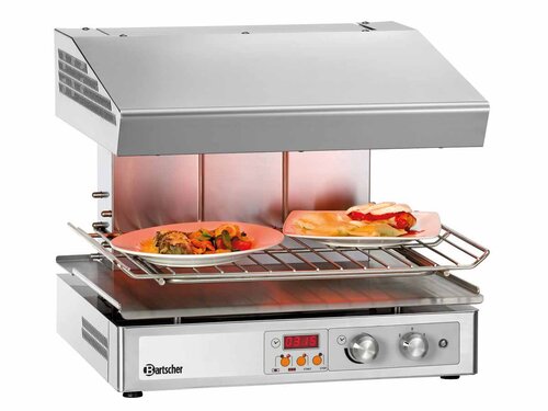 Bartscher 600-2Z Hi-Light-Salamander, Grillrost 572 x 358 mm, 4,5 kW, BTH 590 x 550 x 515 mm