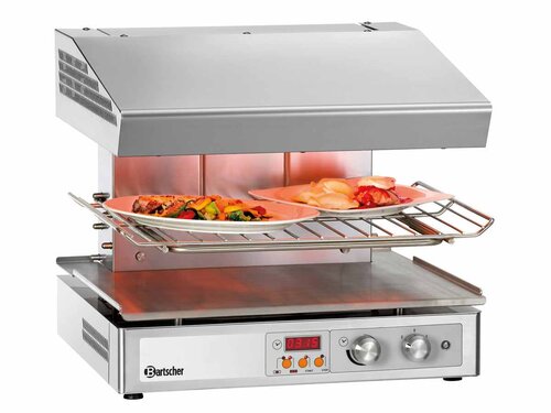 Bartscher 600-2Z Hi-Light-Salamander, Grillrost 572 x 358 mm, 4,5 kW, BTH 590 x 550 x 515 mm