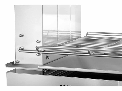 Bartscher 600-2Z Hi-Light-Salamander, Grillrost 572 x 358 mm, 4,5 kW, BTH 590 x 550 x 515 mm