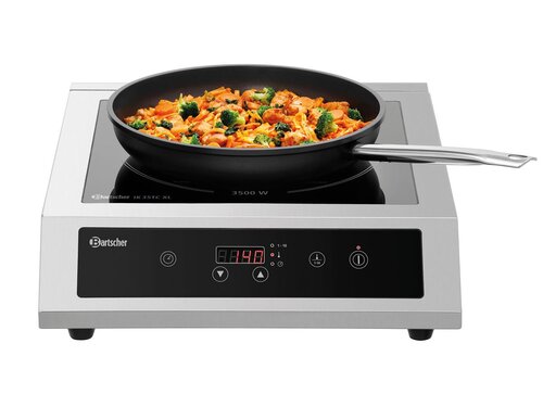 Bartscher IK 35TC XL Induktionskocher, 1 Kochstelle,  300 mm, 3,5 kW, Tischmodell, BTH 440 x 540 x 125 mm