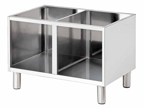 Unterbau offen, 650, B800, CNS, Bartscher, BTH 800 x 535 x 560 mm