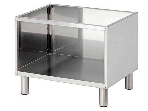 Unterbau offen, 650, B700, CNS, Bartscher, BTH 700 x 535 x 560 mm