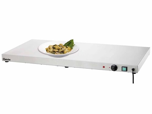 Bartscher WP600 Warmhalteplatte, Stellfl�che BT 1000 x 500 mm, elektrisch, 0,6 kW, BTH 1000 x 500 x 64 mm