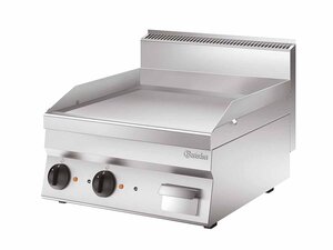 Bartscher Grillplatte 650 600E-G Elektro, glatte...
