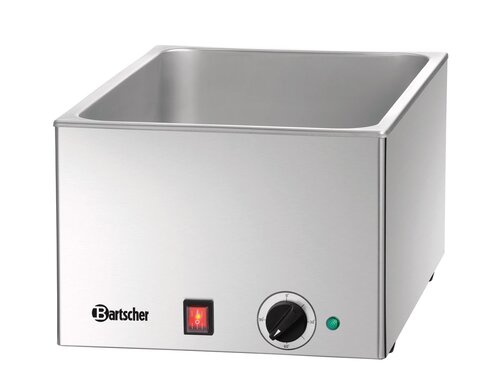 Bartscher 111-150 Bain Marie, 1 Becken GN 1/1, 150 mm Tiefe, Tischger�t, BTH 338 x 540 x 248 mm