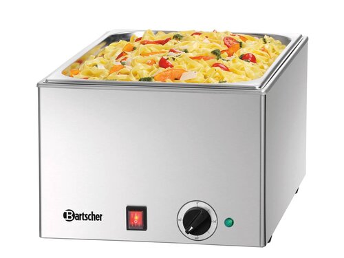 Bartscher 111-150 Bain Marie, 1 Becken GN 1/1, 150 mm Tiefe, Tischger�t, BTH 338 x 540 x 248 mm
