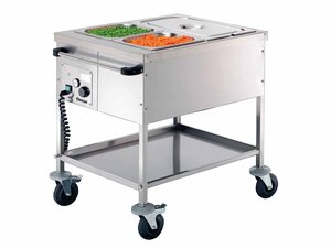 Speisenausgabewagen 2 x 1/1 GN., Bartscher, BTH 650 x 820...