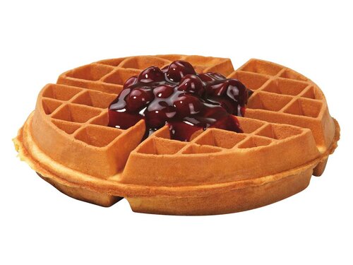 Bartscher Deluxe 1BW170D Waffeleisen, f�r 1 Waffel, Platte aus beschichtetem Aluminiumdruckguss, Waffelgr��e � 170 mm