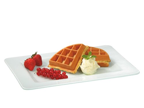 Bartscher Deluxe 1BW170D Waffeleisen, f�r 1 Waffel, Platte aus beschichtetem Aluminiumdruckguss, Waffelgr��e � 170 mm