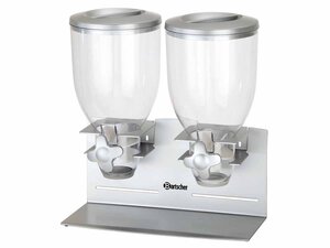 Cerealienspender, 2-fach, Bartscher, BTH 360 x 170 x 395 mm