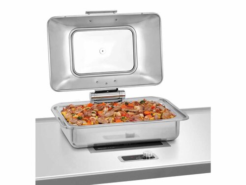 Bartscher 1/1 Flexible Chafing-Dish f�r Kochfelder, GN 1/1, bis 65 mm Tiefe, Inhalt 8,5 Liter