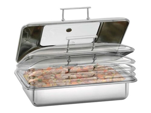 Bartscher 1/1 Flexible Chafing-Dish f�r Kochfelder, GN 1/1, bis 65 mm Tiefe, Inhalt 8,5 Liter