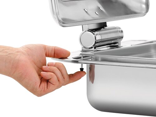 Bartscher 1/1 Flexible Chafing-Dish f�r Kochfelder, GN 1/1, bis 65 mm Tiefe, Inhalt 8,5 Liter