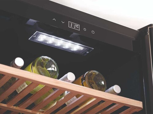 Bartscher Weink�hlschrank, 2 Zonen, f�r 180 Flaschen, 453 Liter, BTH 600 x 750 x 1860 mm